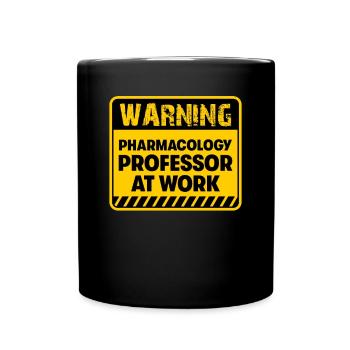 Professeur de pharmacologie au travail - Mug uni - noir - Devant