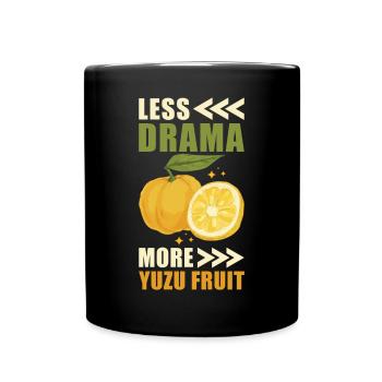Yuzu Fruit Dicton - Mug uni - noir - Devant