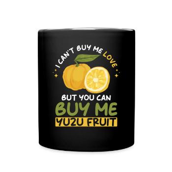 Yuzu Fruit Dicton - Mug uni - noir - Devant