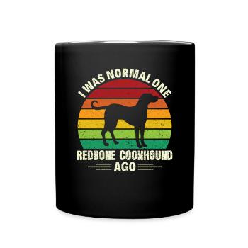Redbone Coonhound Chien Cadeau - Mug uni - noir - Devant
