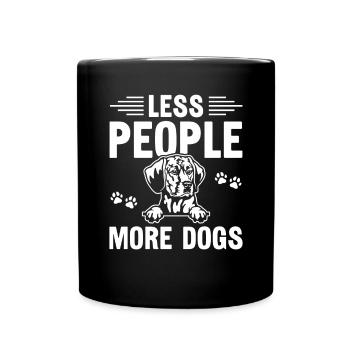 Redbone Coonhound Dog Gift - Full Colour Mug - black - Front