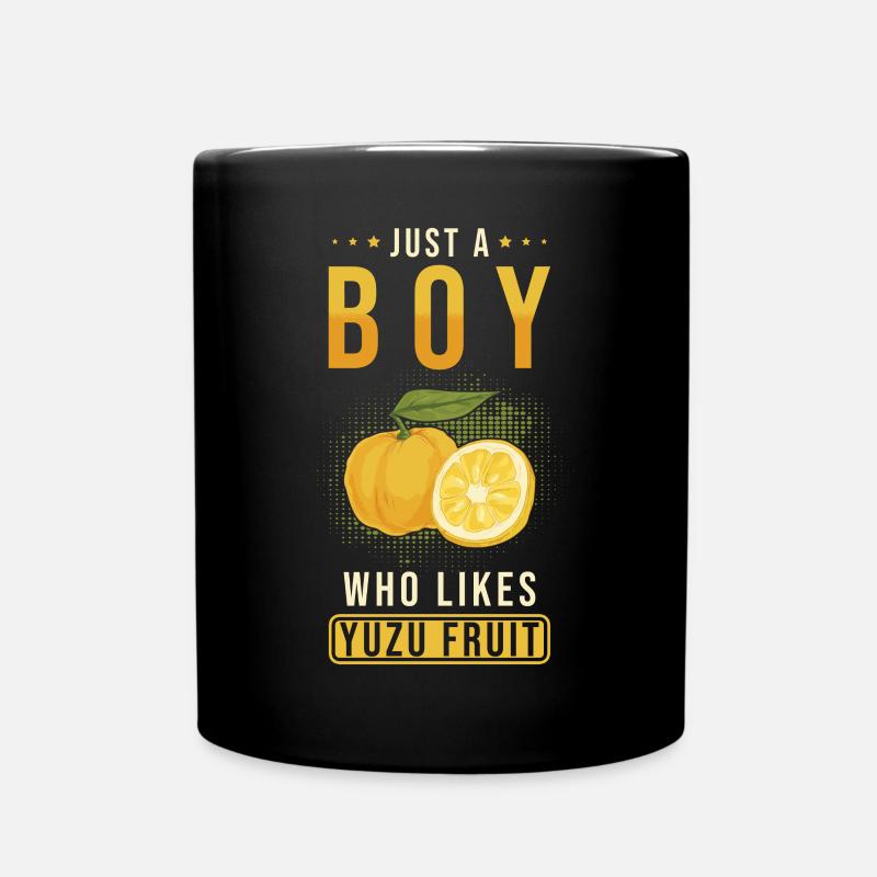 Yuzu Fruit Dicton - Mug uni - noir