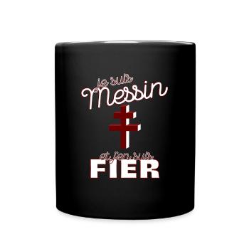 Cadeau Anniversaire Homme Metz Messin Lorrain - Mug uni - noir - Devant