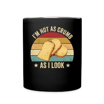 Funny bread baker - Full Colour Mug - black - Front