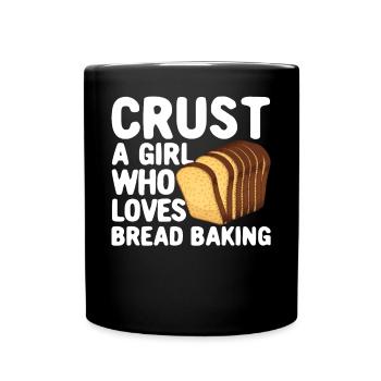 Funny bread baker - Full Colour Mug - black - Front