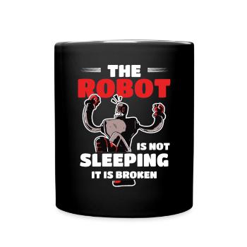Robotics Robot Engineer - Full Colour Mug - black - Front