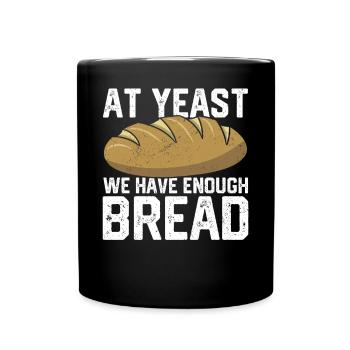 Funny bread baker - Full Colour Mug - black - Front