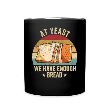 Funny bread baker - Full Colour Mug - black - Front