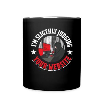Software Developer Coder - Full Colour Mug - black - Front