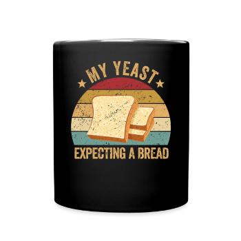 Funny bread baker - Full Colour Mug - black - Front