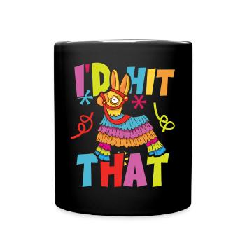 J’avais frappé cette Pinata Mexican Cinco de Mayo Party - Mug uni - noir - Devant