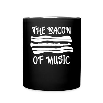 Der Speck von Musikklarinettenmusiker - Tasse einfarbig - Schwarz - Vorne