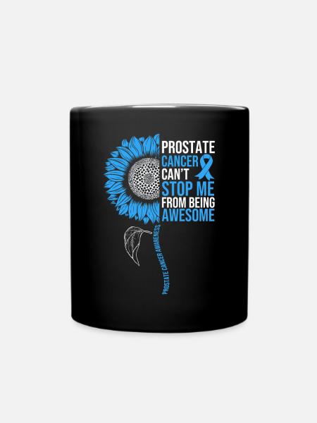 Prostatakrebs-Bewusstsein Sonnenblume - Tasse einfarbig - Schwarz