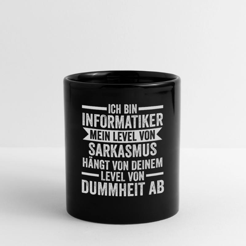 IT Fachmann Informatiker Informatik Programmierer Tasse einfarbig