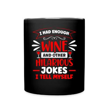 Buveur de vin Amateur de vin Vin Vigneron Vin - Mug uni - noir - Devant