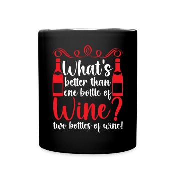 Buveur de vin Amateur de vin Vin Vigneron Vin - Mug uni - noir - Devant