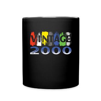 Year 2000 Retro Bitrthday Limited Edition - Full Colour Mug - black - Front