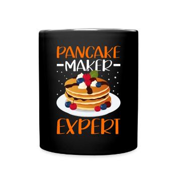 Pancakes Pancake Pancake Gift - Full Colour Mug - black - Front