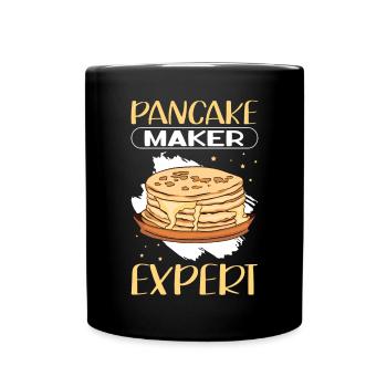 Pancakes | Pancake Pancake Gift - Full Colour Mug - black - Front