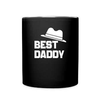 Papa Vater Vatertag bester Papa Geschenkidee - Tasse einfarbig - Schwarz - Vorne