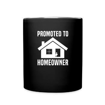Homeowner Building owner Owner Home - Full Colour Mug - black - Front