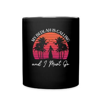 Belly Dance Belly Dancer Bedlah Dancer Gift - Full Colour Mug - black - Front