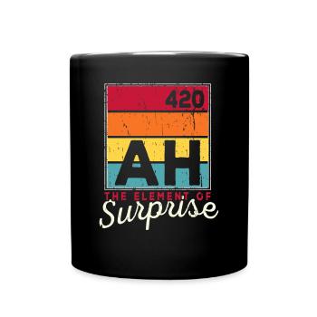 Chimiste de laboratoire Chimie Profession Élément jeu de mots - Mug uni - noir - Devant