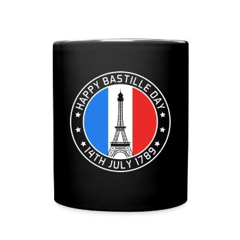 Paris Happy Holiday France Tour Eiffel Sou - Mug uni - noir - Devant
