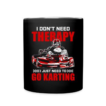 Course de thérapie de karting Piste de karting Rennfa - Mug uni - noir - Devant
