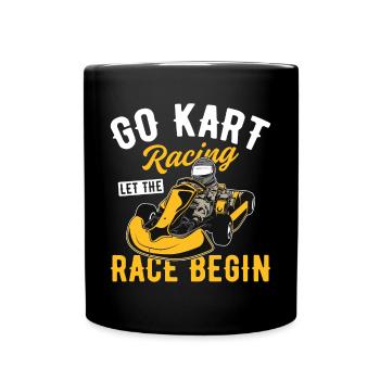 Go-Kart Race Piste Go-Kart Racer Go-Kart Race - Mug uni - noir - Devant