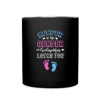 Marraine Tante Marraine Baptême Nièce Neveu Cadeau - Mug uni - noir - Devant