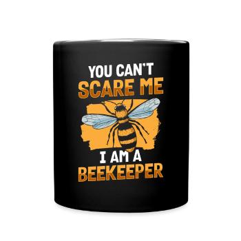 You Cant Scare Me I Am A Beekeeper Shirt - Full Colour Mug - black - Front