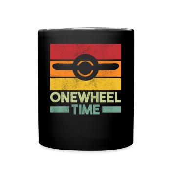 Chemise vintage Retro Onewheel Time - Mug uni - noir - Devant