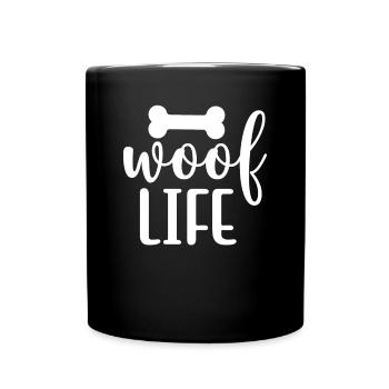 Wuff Life - Full Colour Mug - black - Front