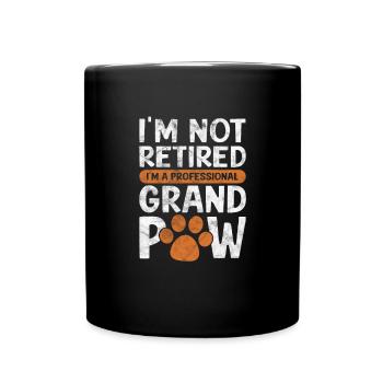 Retirement Grandpa Pet - Full Colour Mug - black - Front