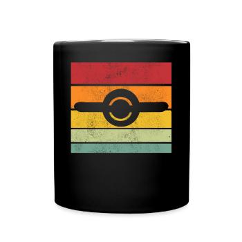 Vintage Retro Onewheel Shirt Gift - Full Colour Mug - black - Front