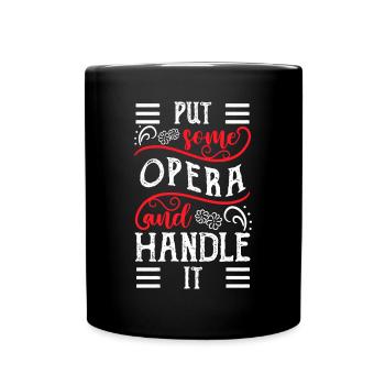 Opera Singer Shirt Gift - Full Colour Mug - black - Front