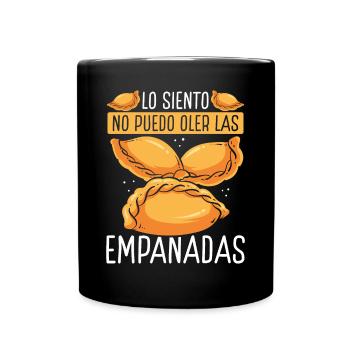 Empanada Lover Hispanic Food Empanadas Making - Tasse einfarbig - Schwarz - Vorne