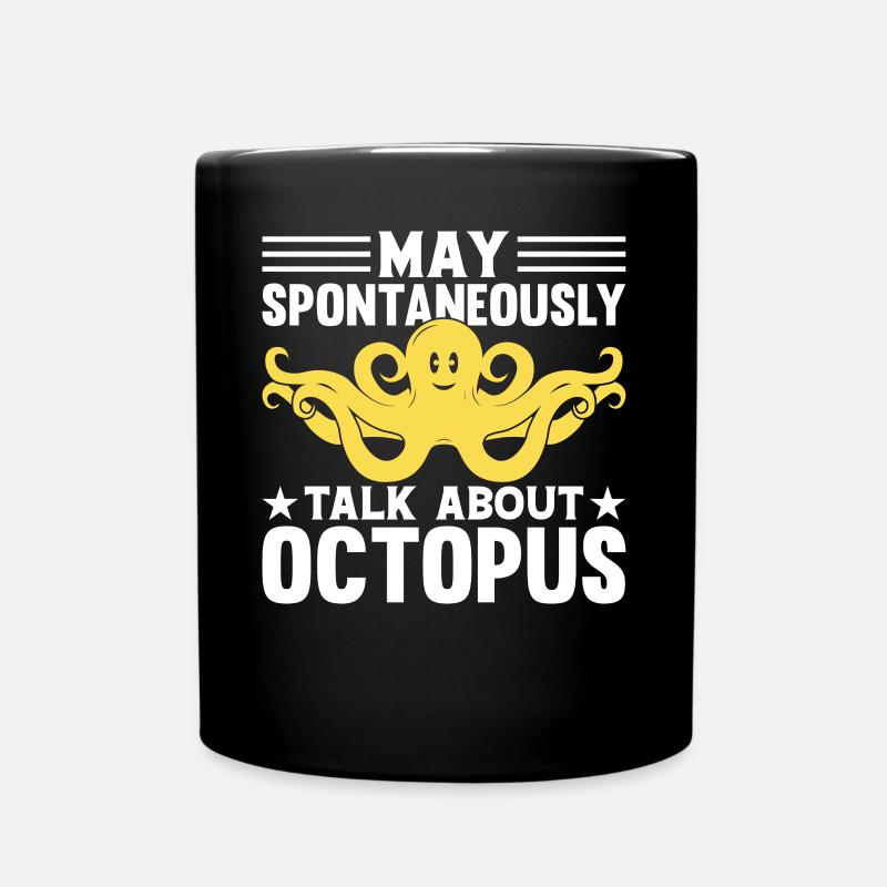 Kraken Octopus - peut spontanément parler d’Octo - Mug uni - noir