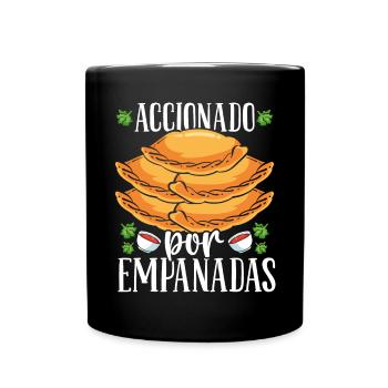 Empanada Making Lover Latin Hispanic Food - Tasse einfarbig - Schwarz - Vorne