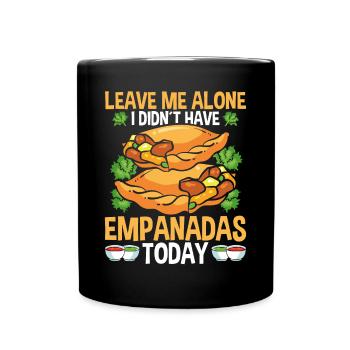 Empanada Lover Leave me alone n’a pas eu aujourd’huiEmpa - Mug uni - noir - Devant