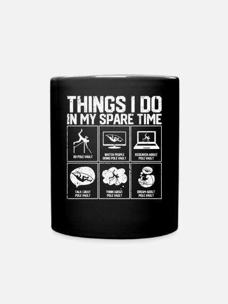 Fun Pole Vault Pole Vault - Full Colour Mug - black