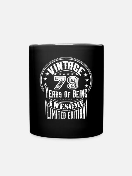 Vintage 79 ans d’être génial édition limitée - Mug uni - noir