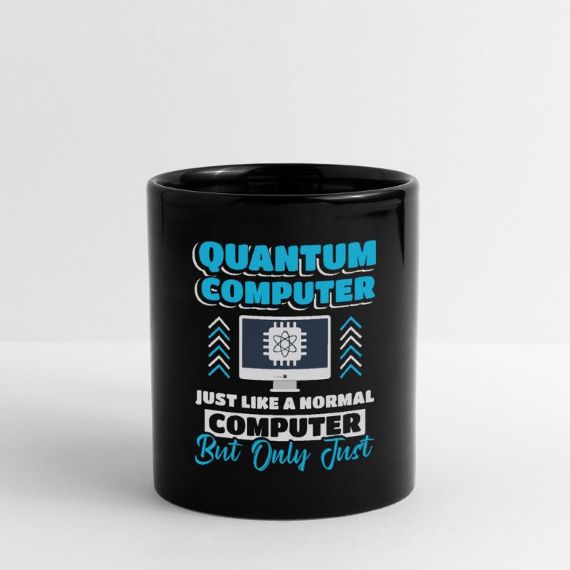 Quantencomputer Quantum Computing Tasse einfarbig