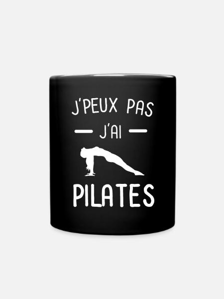 je peux pas j'ai pilates femme - Mug uni - noir