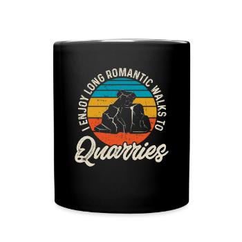 Rockhound Geology Collectionneur de pierres de collecte de roches - Mug uni - noir - Devant