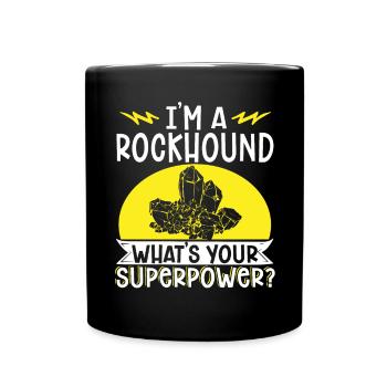 Rockhound Geology Collectionneur de pierres de collecte de roches - Mug uni - noir - Devant