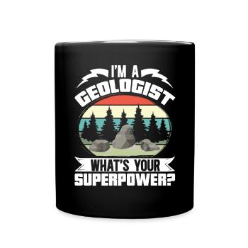 Rockhound Geology Collectionneur de pierres de collecte de roches - Mug uni - noir - Devant