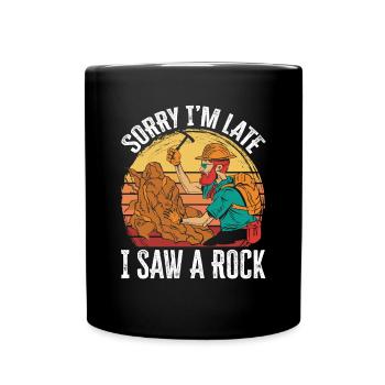 Rockhound Geology Collectionneur de pierres de collecte de roches - Mug uni - noir - Devant