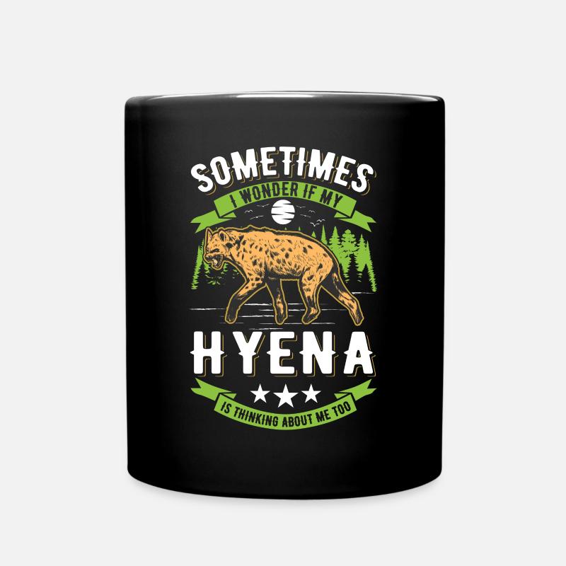 Hyène Cadeau Aardwolf Hyène - Mug uni - noir